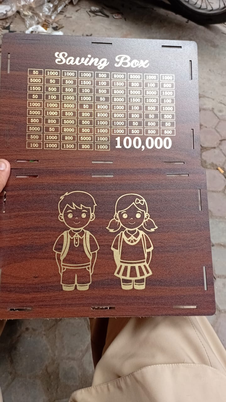 Wooden Umrah Saving Box